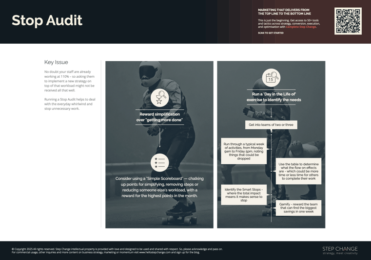 Step Change - How To Run A Stop Audit 1