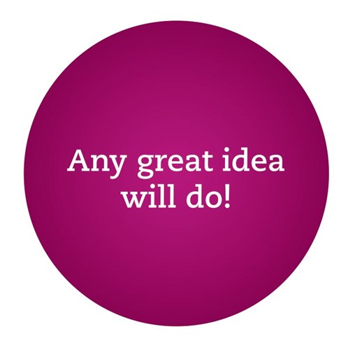 Any Great Idea Will Do