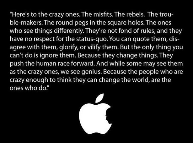 Apple -crazy Ones